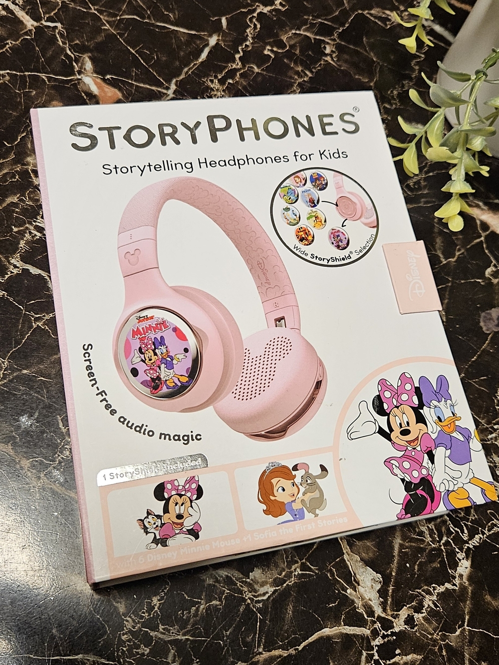 StoryPhones StoryShield Minnie Mouse Kids Storytelling Headphones Pink